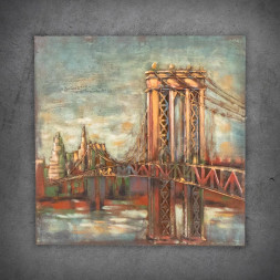 Železný 3D obraz BROOKLYN 