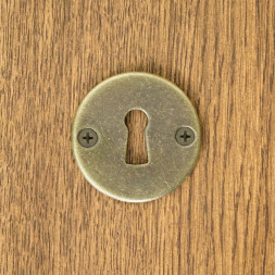 Devonská klíčenka v antickém zlatě