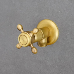 kohoutek k hadici od pračky antický mosaz