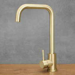 kuchyňská stojací baterie černá retro