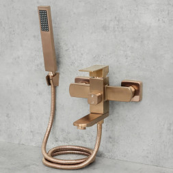 nástěnná vanová baterie antický mosaz retro