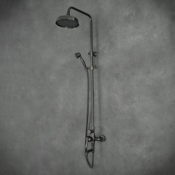 nástěnná vanová baterie antický mosaz retro