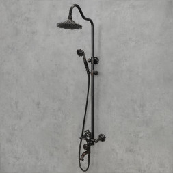 nástěnná vanová baterie antický mosaz retro