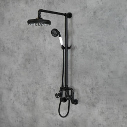 nástěnná vanová baterie antický mosaz retro