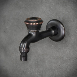 kohoutek k hadici od pračky zlatý