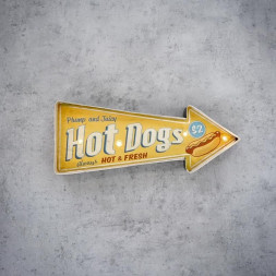 Světelný LED nápis Hotdogs