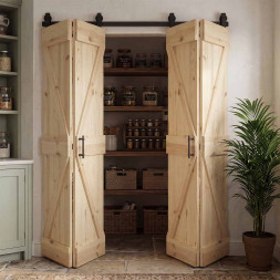 skládací dveře do šatny