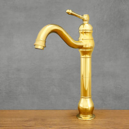 retro stojací umyvadlové baterie