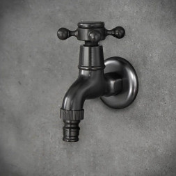 kohoutek k hadici od pračky zlatý