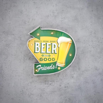 Světelný LED nápis Beer 2