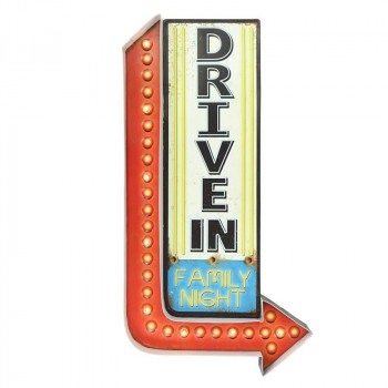 Světelný LED nápis Drive in