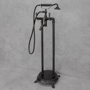 termostatická vanová baterie černá