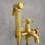 bidetová baterie do koupelny staré zlato