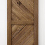 dvojkřídlé posuvné dveře z rustikálního dubu