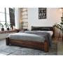Dřevěná postel z masivní borovice