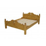 Łóżko z drewna świerkowego 