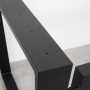 Kovová podnož k pracovnímu stolu-detail