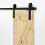 rustikální dřevěné posuvné dveře