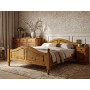 rustikální smrkové dřevěné postele do ložnice 140x200