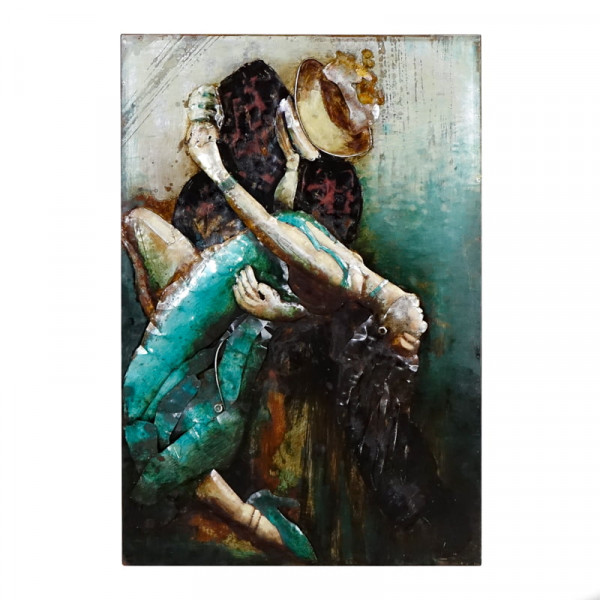 Kovový 3D obraz Dancers 1