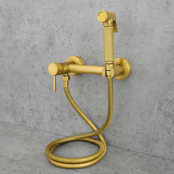 Nástěnná bidetová baterie antické mosazi NOVA