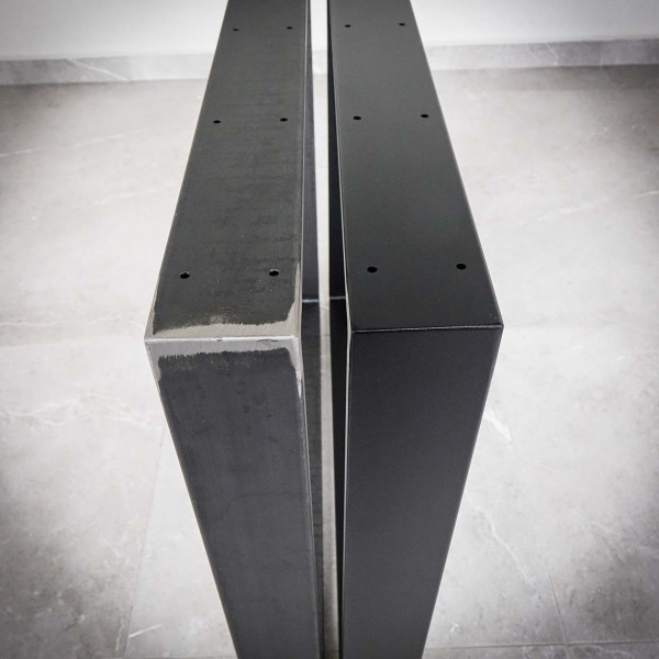 Industriální podnož ke stolové desce, KWADRO LOFT 80 x 71 cm