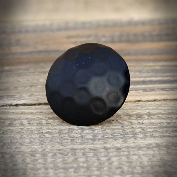 Ozdobný cvoček Honeycomb 30 mm, černý