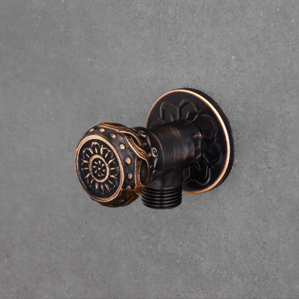 Kohoutek pro hadici WC a pračku BELLIS, černá jednoduchý