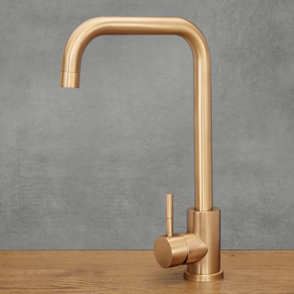 Stojací kuchyňská baterie RONDA, růžové zlato