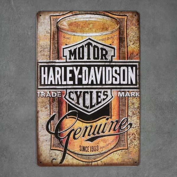 Kovová cedule Harley Davidson 2