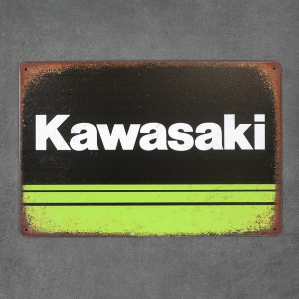 Kovová cedule Kawasaki 4