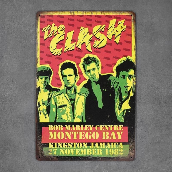 Kovová cedule The Clash 1