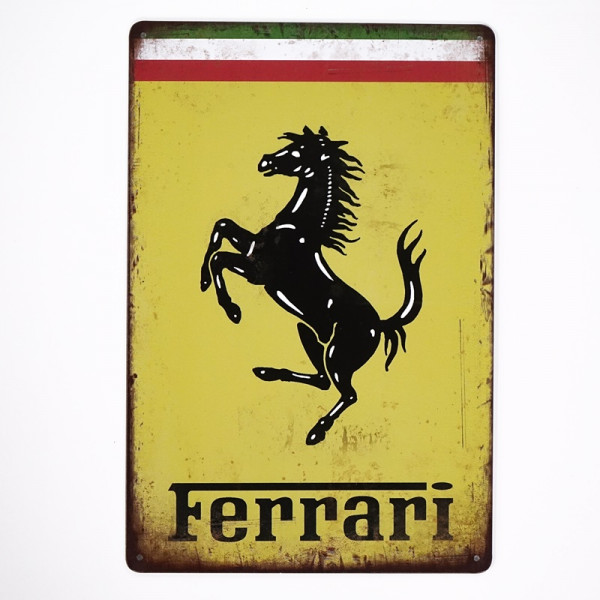 Kovová cedule Ferrari