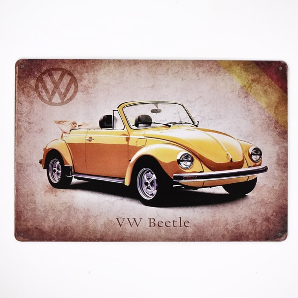 Kovová cedule VW Beetle