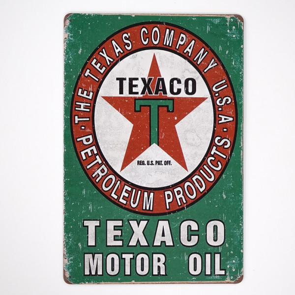 Kovová cedule Texaco Motor Oil 2