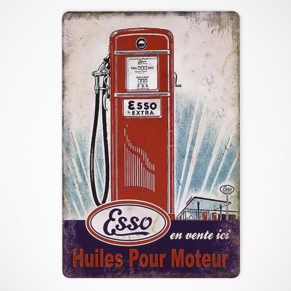 Kovová cedule Esso distributor