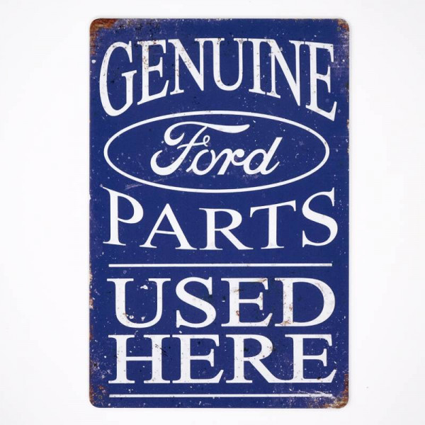Kovová cedule Ford parts