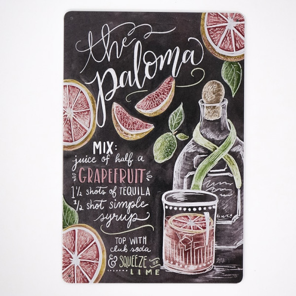 Kovová cedule The Paloma