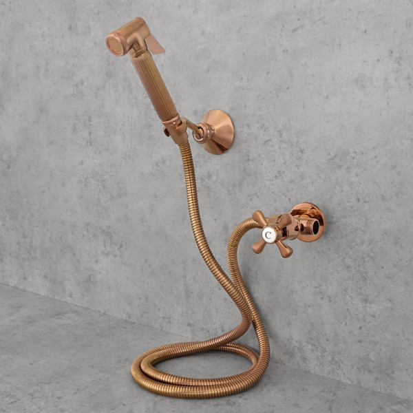 Nástěnná bidetová baterie antická bronzová TUNIS