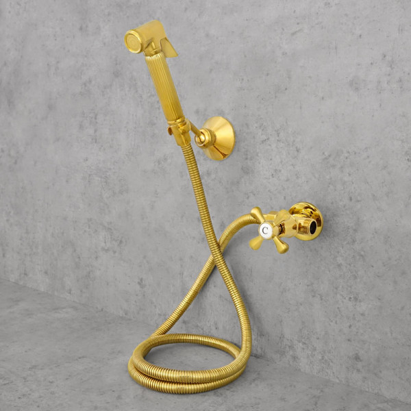 Nástěnná bidetová baterie zlato TUNIS