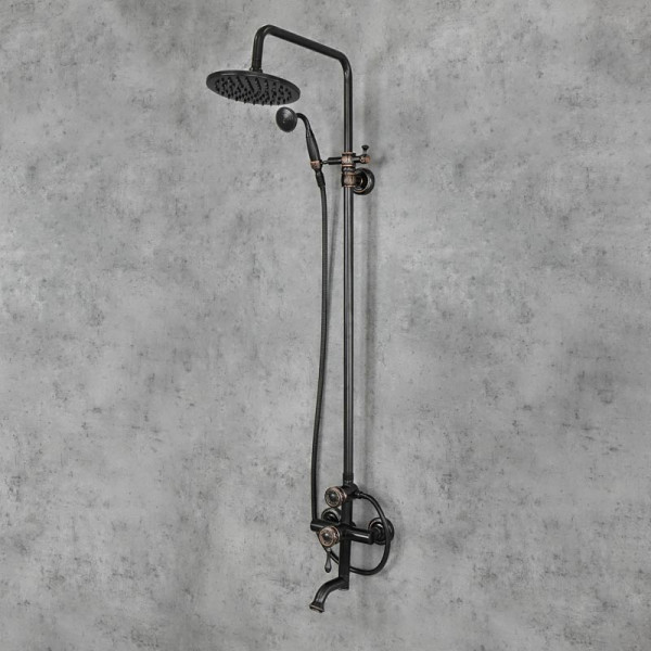 Sprchová baterie LEXIE 3, černá