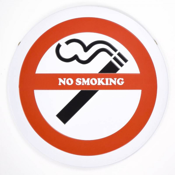 Kovová cedule NO SMOKING 