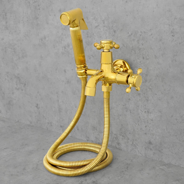 Nástěnná bidetová baterie zlato YORK 2