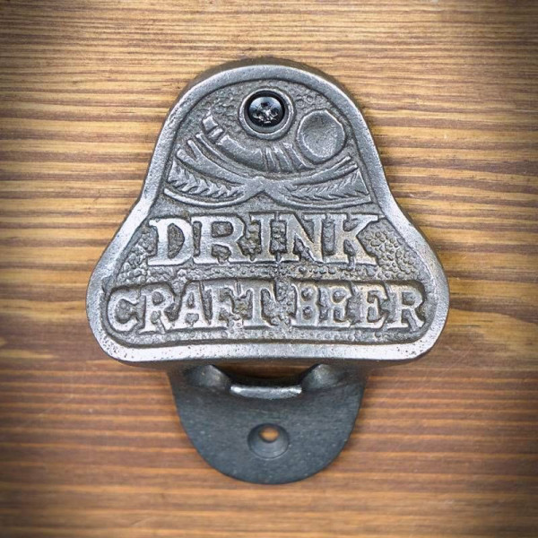 Nástěnný otvírák na lahve Drink Craft Beer