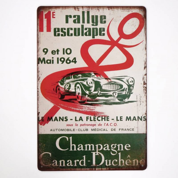 Kovová cedule Le Mans