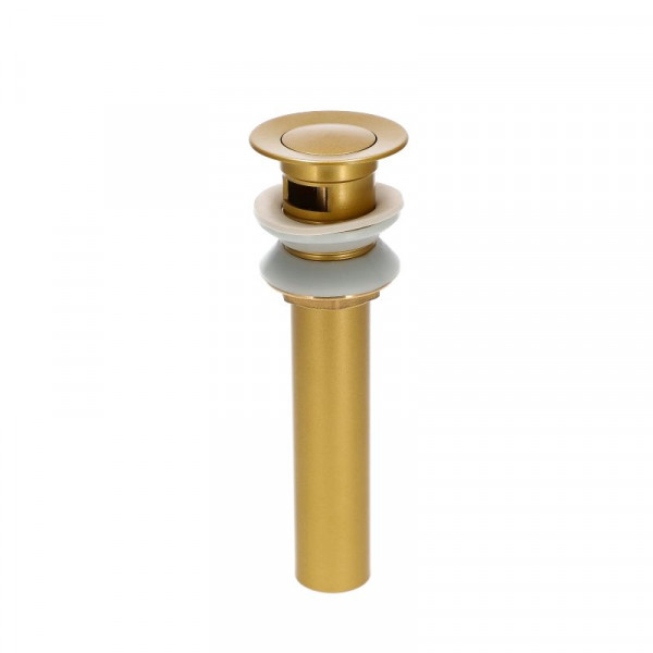 Umyvadlová zlatá výpusť s přepadem 19 cm Gold Glen 1