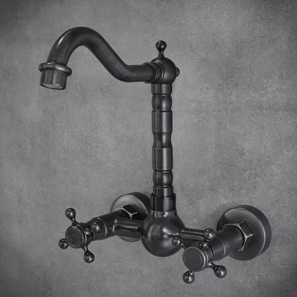 Nástěnná baterie YORK 2, černá