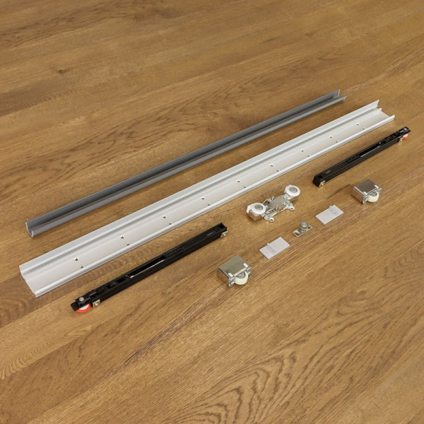 Skrytá nástěnný pojezd jednokřídlých dveří ARCANA