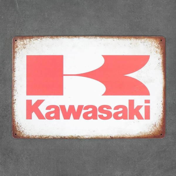 Kovová cedule Kawasaki 2