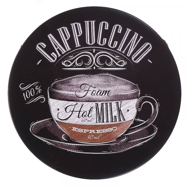 Kovová cedule CAPUCCINO